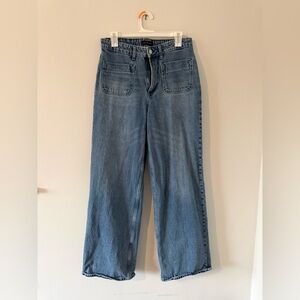 Free Assembly Super High-Rise Wide-Leg Jeans